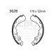 EBC brakes Moto EBC Brake Shoes Plain S628 | races-shop.com