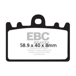 EBC Brake pads Organic FA180
