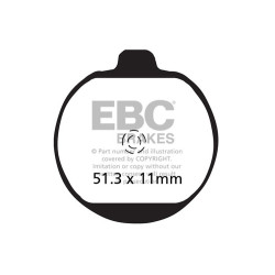 EBC Brake pads Organic FA FA062