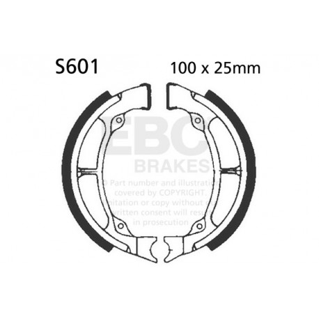 EBC brakes Moto EBC Brake Shoe Organic S601 | races-shop.com