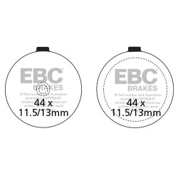 EBC Brake pads Organic FA FA046