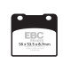 EBC brakes Moto EBC Brake pads Organic FA FA103 | races-shop.com