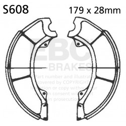 EBC Brake Shoe Organic S608