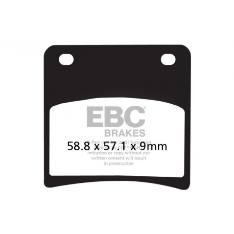 EBC brakes Moto EBC Brake pads Organic FA146 | races-shop.com