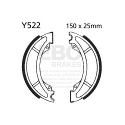 EBC Brake Shoes Plain Y522