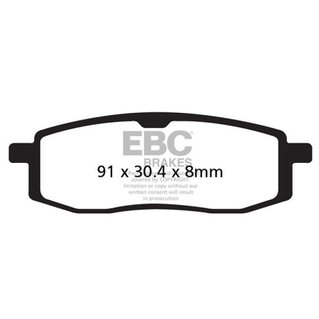 EBC brakes Moto EBC Brake pads Carbon TT FA105TT | races-shop.com