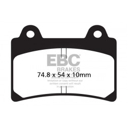 EBC Brake pads Organic FA123
