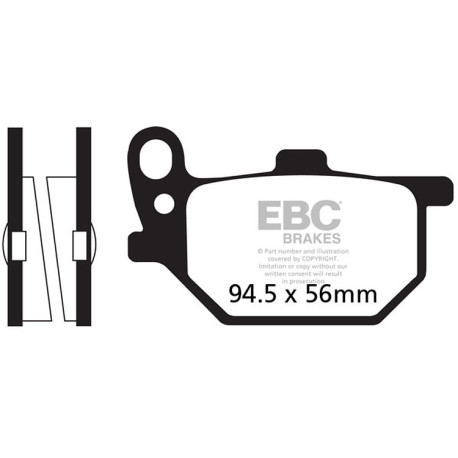 EBC brakes Moto EBC Brake pads Organic FA FA041 | races-shop.com