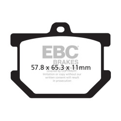 EBC Brake pads Organic FA FA034
