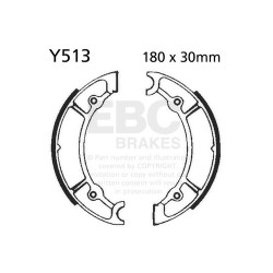 EBC Brake Shoes Plain Y513