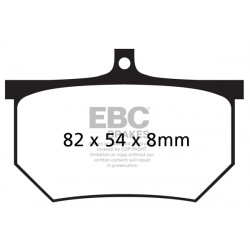 EBC Brake pads Organic FA107A