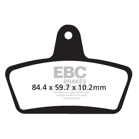 EBC brakes Moto EBC Brake pads Organic FA FA216/2 | races-shop.com