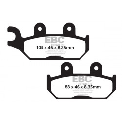 EBC Brake pads Carbon TT FA645TT