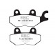 EBC brakes Moto EBC Brake pads Organic FA215 | races-shop.com