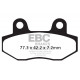 EBC brakes Moto EBC Brake pads SFAC SFAC086 | races-shop.com