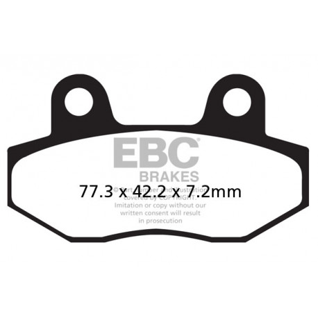 EBC brakes Moto EBC Brake pads SFAC SFAC086 | races-shop.com