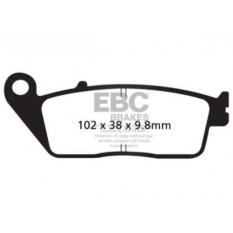 EBC brakes Moto EBC Brake pads SFAC SFAC196 | races-shop.com