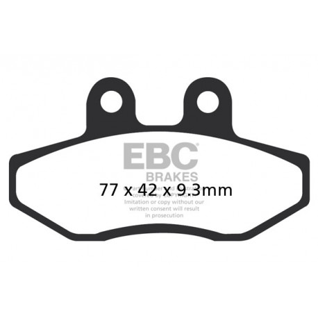 EBC brakes Moto EBC Brake pads SFAC SFAC393 | races-shop.com