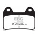 EBC brakes Moto EBC Brake pads Semi-Sintered FA244V | races-shop.com