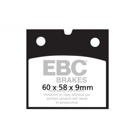 EBC brakes Moto EBC Brake pads V Semi-Sintered FA077V | races-shop.com