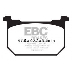 EBC Brake pads Semi-Sintered FA069/3V
