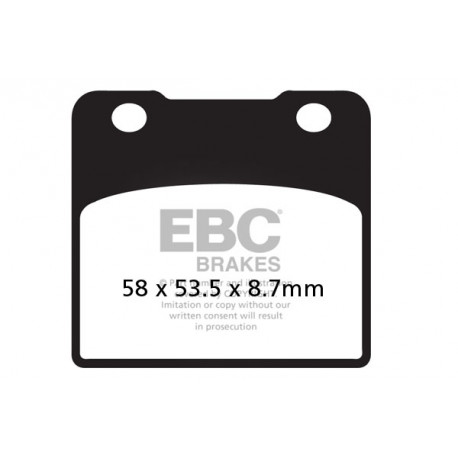 EBC brakes Moto EBC Brake pads Semi-Sintered FA103V | races-shop.com