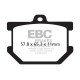EBC brakes Moto EBC Brake pads V Semi-Sintered FA034V | races-shop.com