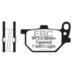 EBC Brake pads V Semi-Sintered FA061V