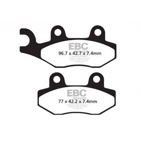 EBC brakes Moto EBC Brake pads SXR Race SXR135HH | races-shop.com