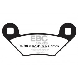 EBC Brake pads R Series Sintered FA475R