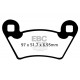 EBC brakes Moto EBC Brake pads Sintered FA354R | races-shop.com