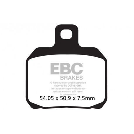 EBC brakes Moto EBC Brake pads Sintered SFA264HH | races-shop.com