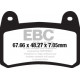 EBC brakes Moto EBC Brake pads Double-H Sintered FA658HH | races-shop.com