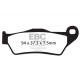 EBC brakes Moto EBC Brake Shoe Grooved SFA209/2HH | races-shop.com