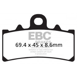 EBC Brake pads Sintered FA606HH
