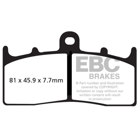 EBC brakes Moto EBC Brake pads Double-H Sintered FA294HH | races-shop.com