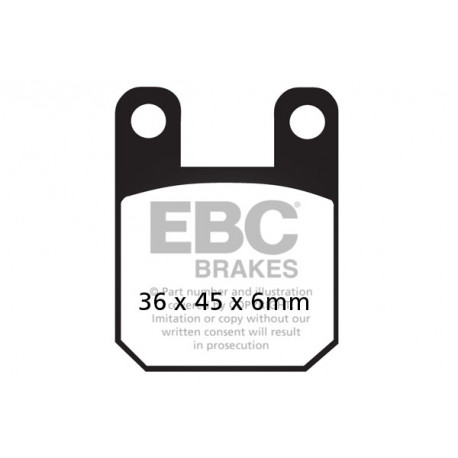 EBC brakes Moto EBC Brake pads SFAHH Scooter Sintered SFA115HH | races-shop.com