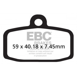 EBC Brake pads Sintered FA612R