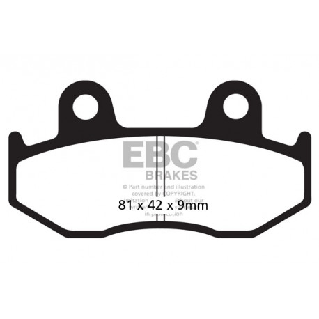 EBC brakes Moto EBC Brake pads Sintered SFA323HH | races-shop.com
