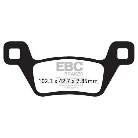 EBC brakes Moto EBC Brake pads Sintered FA600R | races-shop.com