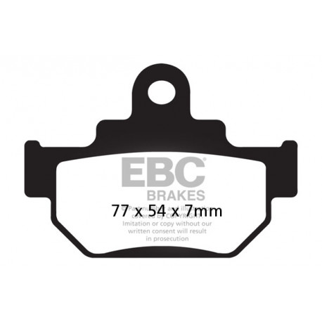 EBC brakes Moto EBC Brake pads Sintered FA106R | races-shop.com