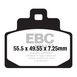 EBC Brake pads SFAHH Scooter Sintered SFA681HH