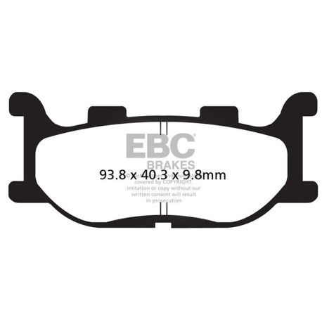 EBC brakes Moto EBC Brake pads Double-H Sintered FA199HH | races-shop.com