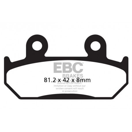 EBC brakes Moto EBC Brake pads Sintered FA121HH | races-shop.com
