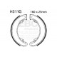 EBC brakes Moto EBC Brake Shoe Grooved H311G | races-shop.com