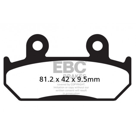 EBC brakes Moto EBC Brake pads Sintered FA203HH | races-shop.com