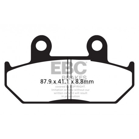 EBC brakes Moto EBC Brake pads Sintered FA124HH | races-shop.com