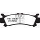 EBC brakes Moto EBC Brake pads Sintered FA069/3HH | races-shop.com