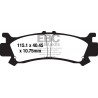 EBC Brake pads Sintered FA069/3HH