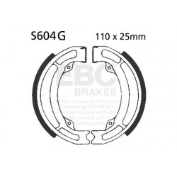 EBC Brake Shoes Grooved S604G